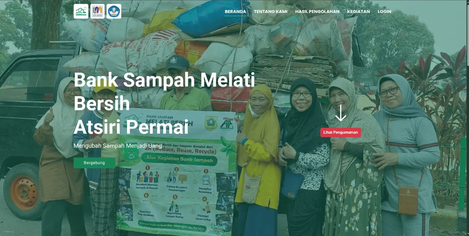 Bank Sampah Melati Bersih project screenshot